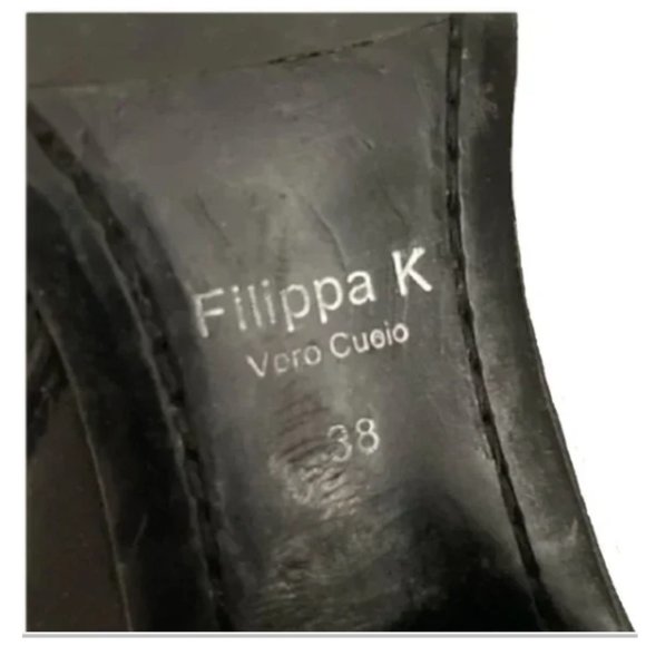 Mid Calf High Ankle Leather Sock Boots EU 38 - Picture 10 of 12